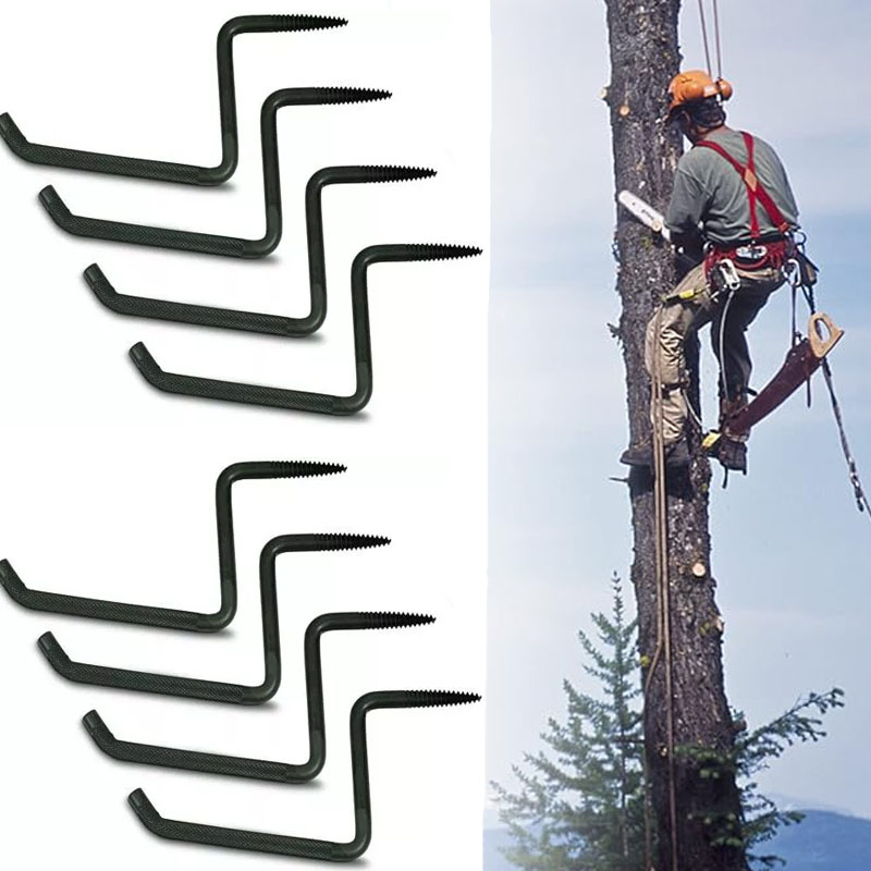 Tree Stand Ladder - กลางแจ้งสกรูขั้นตอนต้นไม้ถือได้ถึง 705lbs เหมาะสําหรับปีนเขาภูเขาต้นไม้ขาตั้งลื่น Rolling รูปแบบเครื่องมือกลางแจ้ง