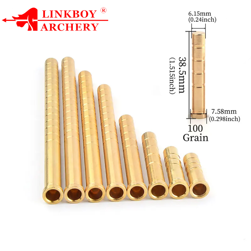 Arrow Carbon Shaft - 12pcs ยิงธนู Arrow ใส่ 38/50/100/150/200/250/300 GRAIN
