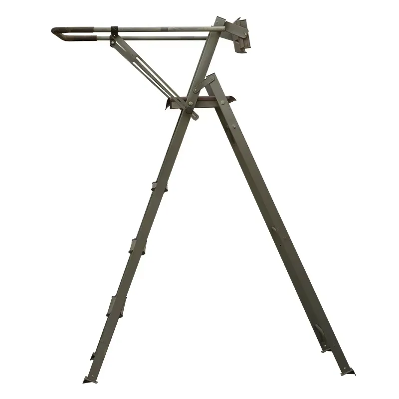 Tree Stand Ladder - บันไดต้นไม้พับได้สแตนเลส พร้อมแท่นนั่งกว้าง สำหรับเก็บผลไม้ ยืนล่าสัตว์ โครงปีนป่ายโลหะทนทาน พกพาสะดวก