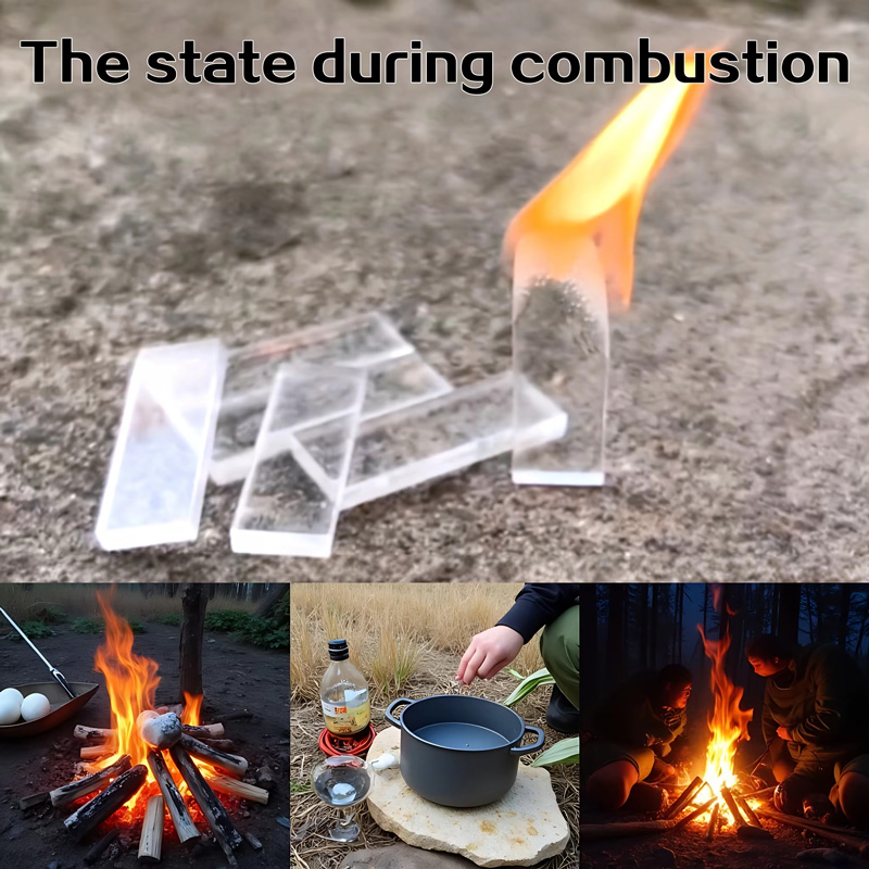 Fire Starter Waterproof - 30/60/120 ชิ้น อุปกรณ์จุดไฟขนาดเล็กแบบพกพา สำหรับตั้งแคมป์ แคมป์ไฟ บาร์บีคิว
