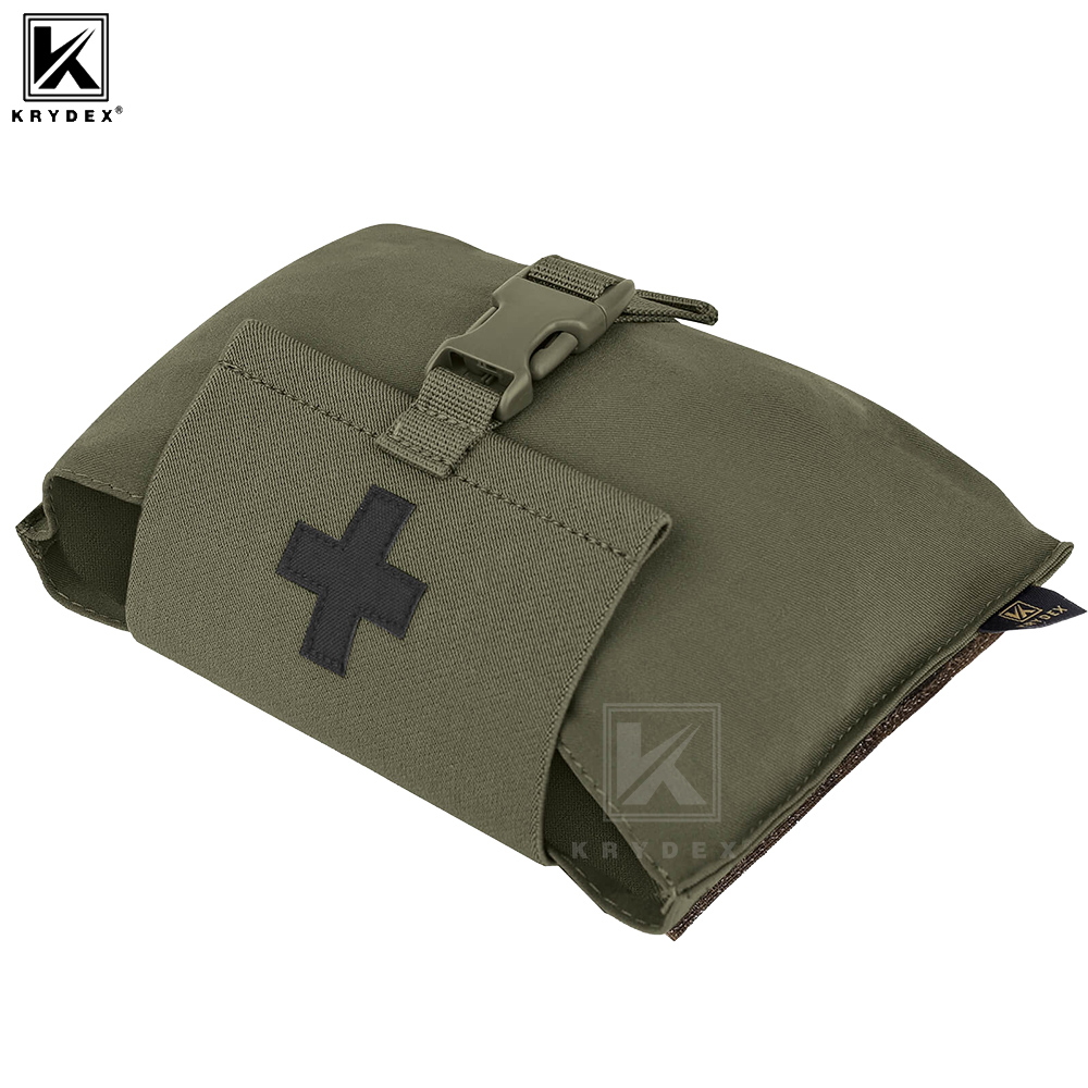 Hunting And Outdoor Supplies - กระเป๋าแพทย์ฉุกเฉินแบบยืดหยุ่น KRYDEX Tactical พร้อมระบบ Rip Away