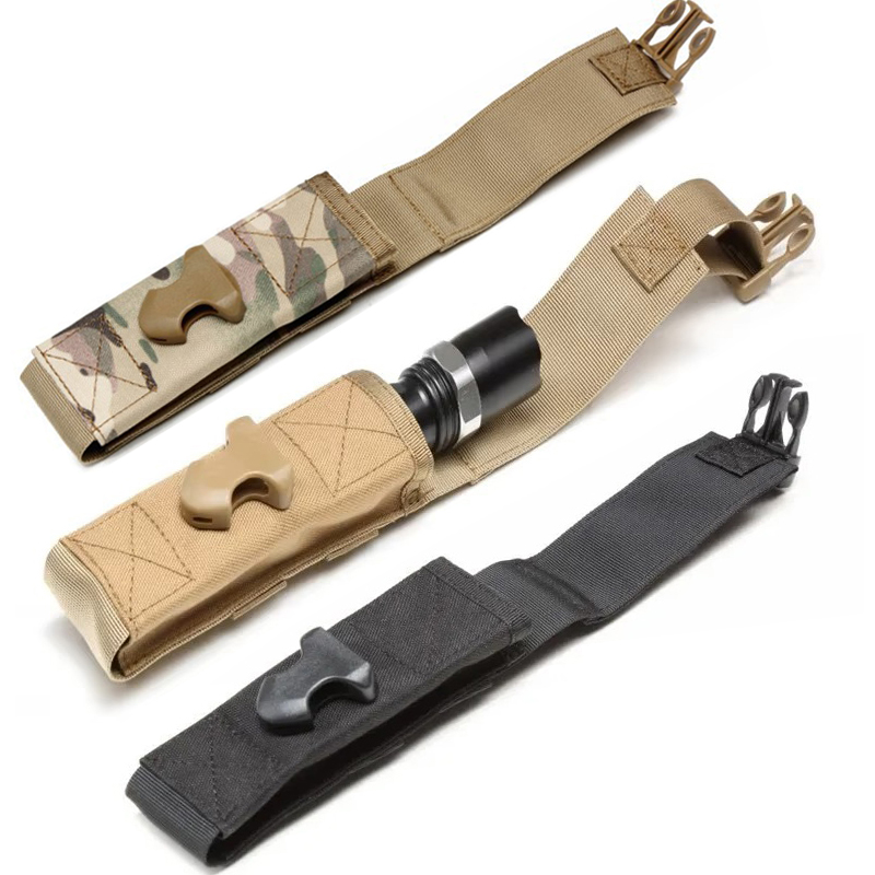 Hunting And Outdoor Supplies - ซองไฟฉาย กระเป๋าใส่ไฟฉาย กระเป๋าคาดเอว Molle EDC สำหรับกิจกรรมกลางแจ้ง