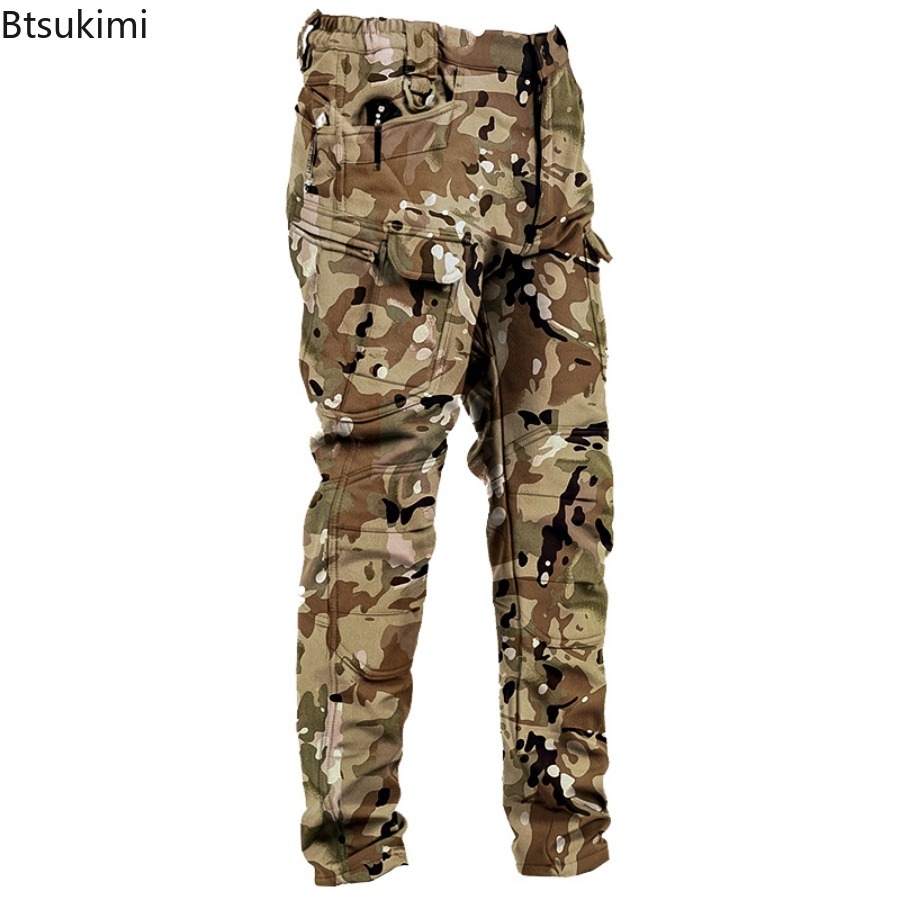 Outdoor Hunting Overalls - กางเกงยุทธวิธีผู้ชาย สำหรับกิจกรรมกลางแจ้ง ปีนเขา กีฬา ฤดูหนาว แคมป์ปิ้ง