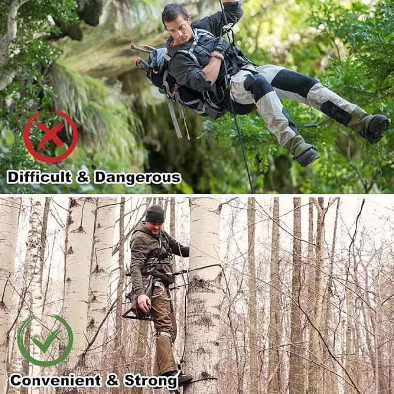 กลางแจ้งสกรูขั้นตอนต้นไม้ถือได - Tree Stand Ladder บทวิจารณ์และราคา