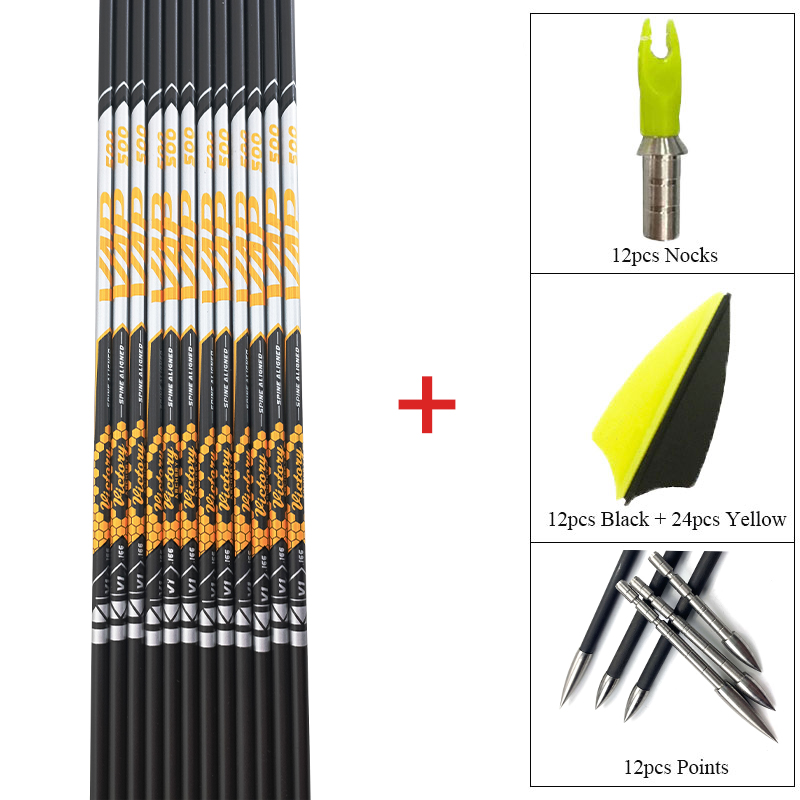 12pcs DIY ยิงธนู ID 4.2 มม.กระ - Arrow Carbon Shaft บทวิจารณ์และราคา