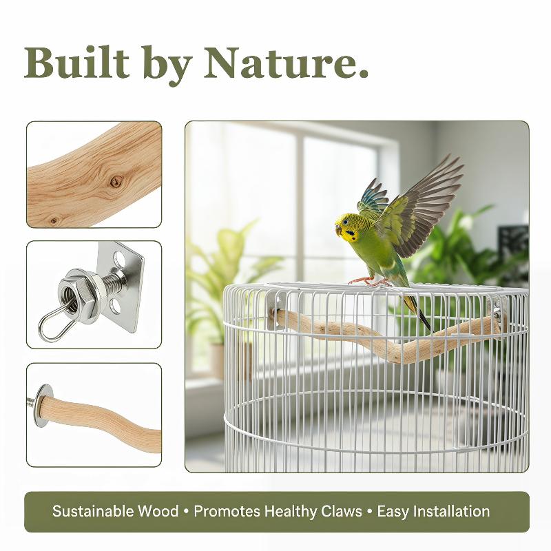 อุปกรณ์กรงนก 1 ชิ้น ที่เกาะนกแ - Tree Stand Ladder บทวิจารณ์และราคา