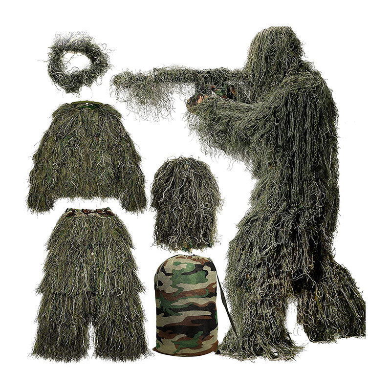 ชุดพรางตัว Ghillie Suit ลายพรา - Ghillie Suit Woodland บทวิจารณ์และราคา