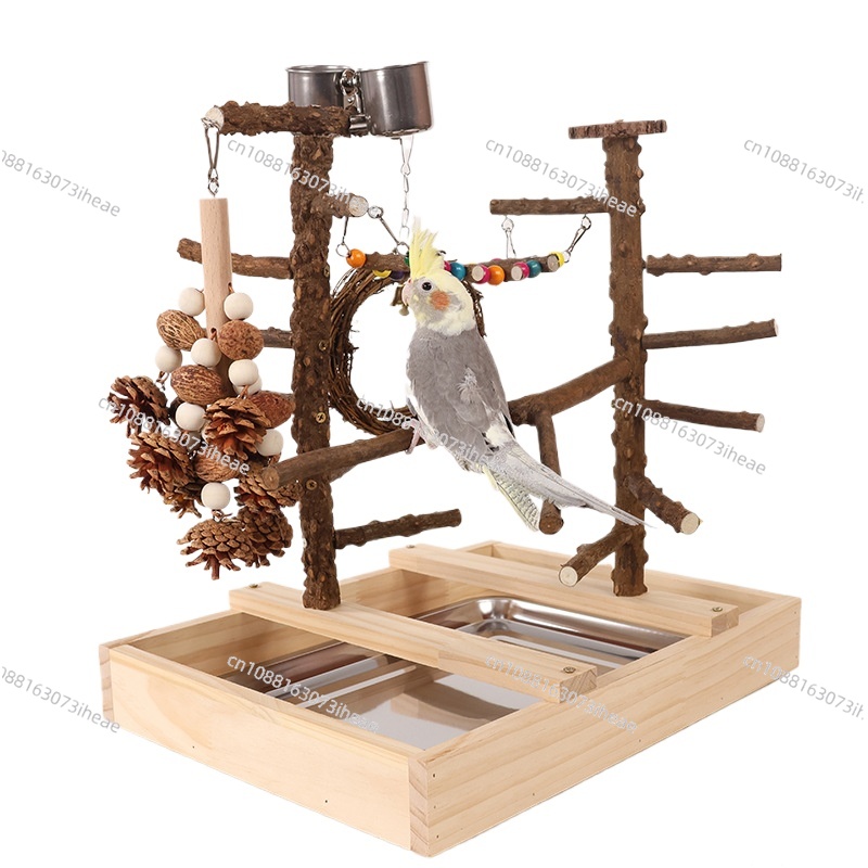 ของเล่นนกแก้ว ไม้เสฉวนธรรมชาติ - Tree Stand Ladder บทวิจารณ์และราคา
