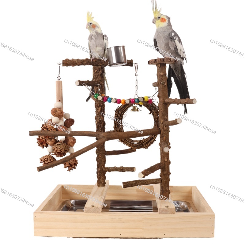 ของเล่นนกแก้ว ไม้เสฉวนธรรมชาติ - Tree Stand Ladder บทวิจารณ์และราคา