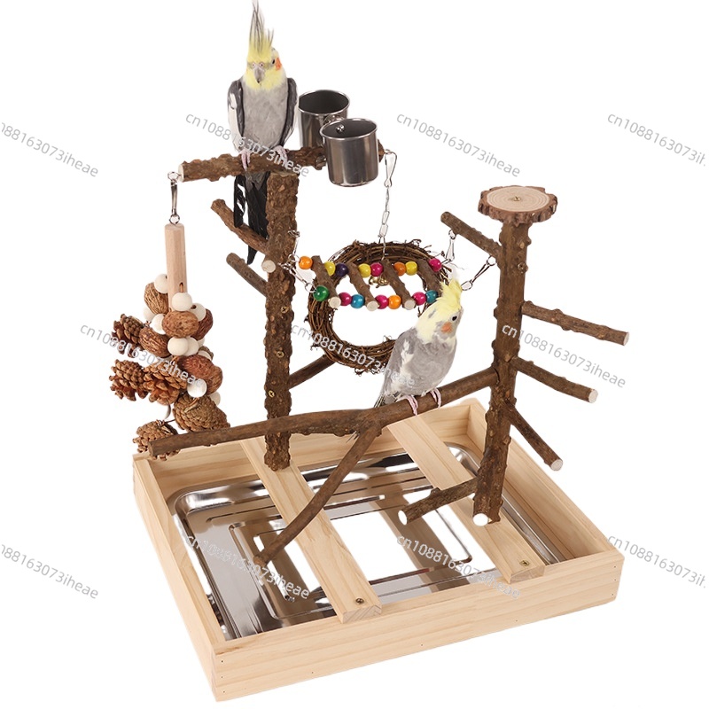 ของเล่นนกแก้ว ไม้เสฉวนธรรมชาติ - Tree Stand Ladder บทวิจารณ์และราคา