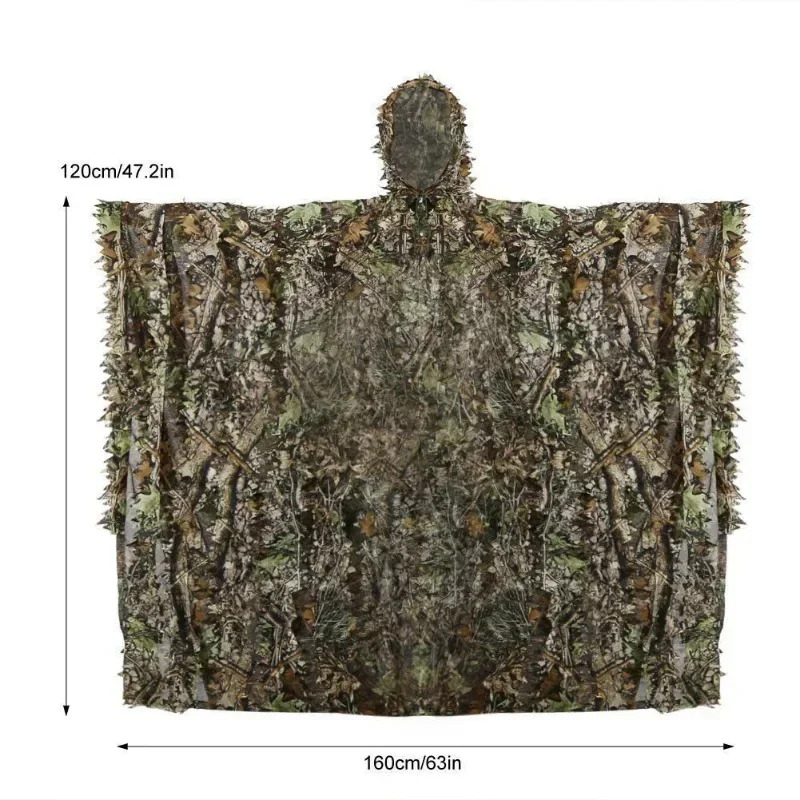 ชุดล่าสัตว์แบบยุทธวิธี ลายใบเม - Ghillie Suit Woodland บทวิจารณ์และราคา