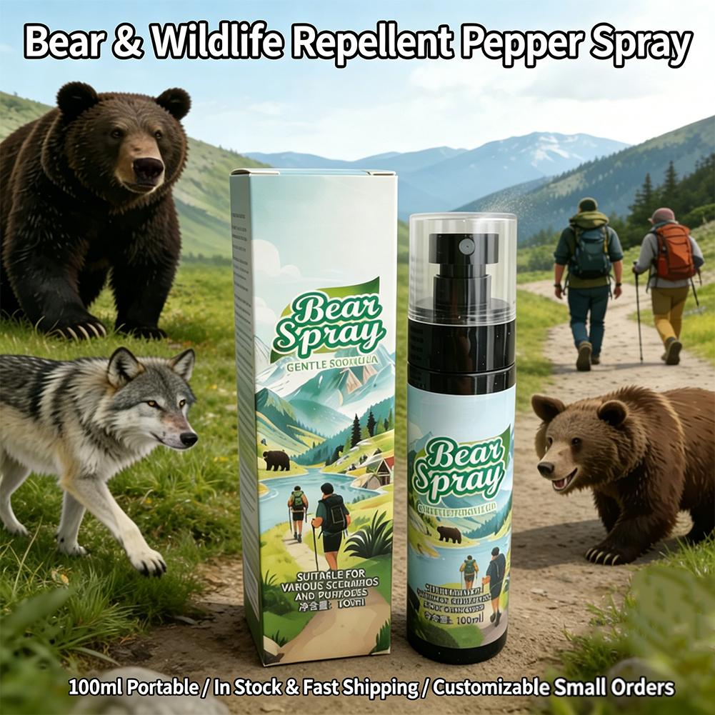 สเปรย์ไล่หมีแบบพกพา ป้องกันสัต - Bear Spray Protection บทวิจารณ์และราคา